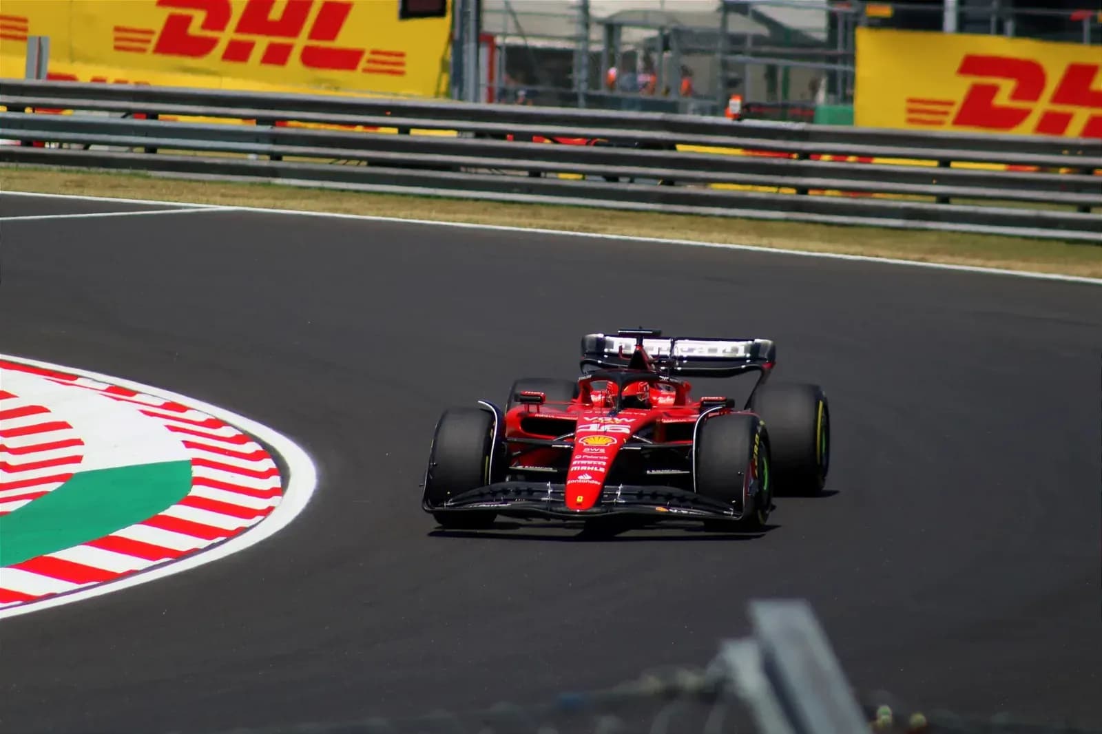 Leclerc tops Hungary FP1 as Aston Martin suffers failure