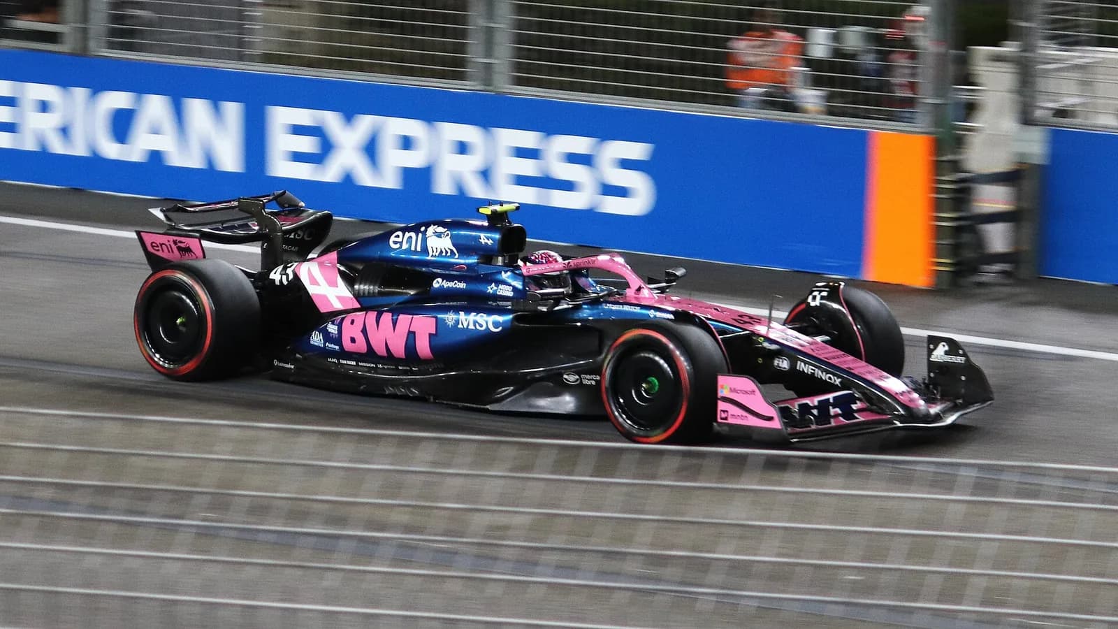 Colapinto Starts 15th at Singapore Grand Prix