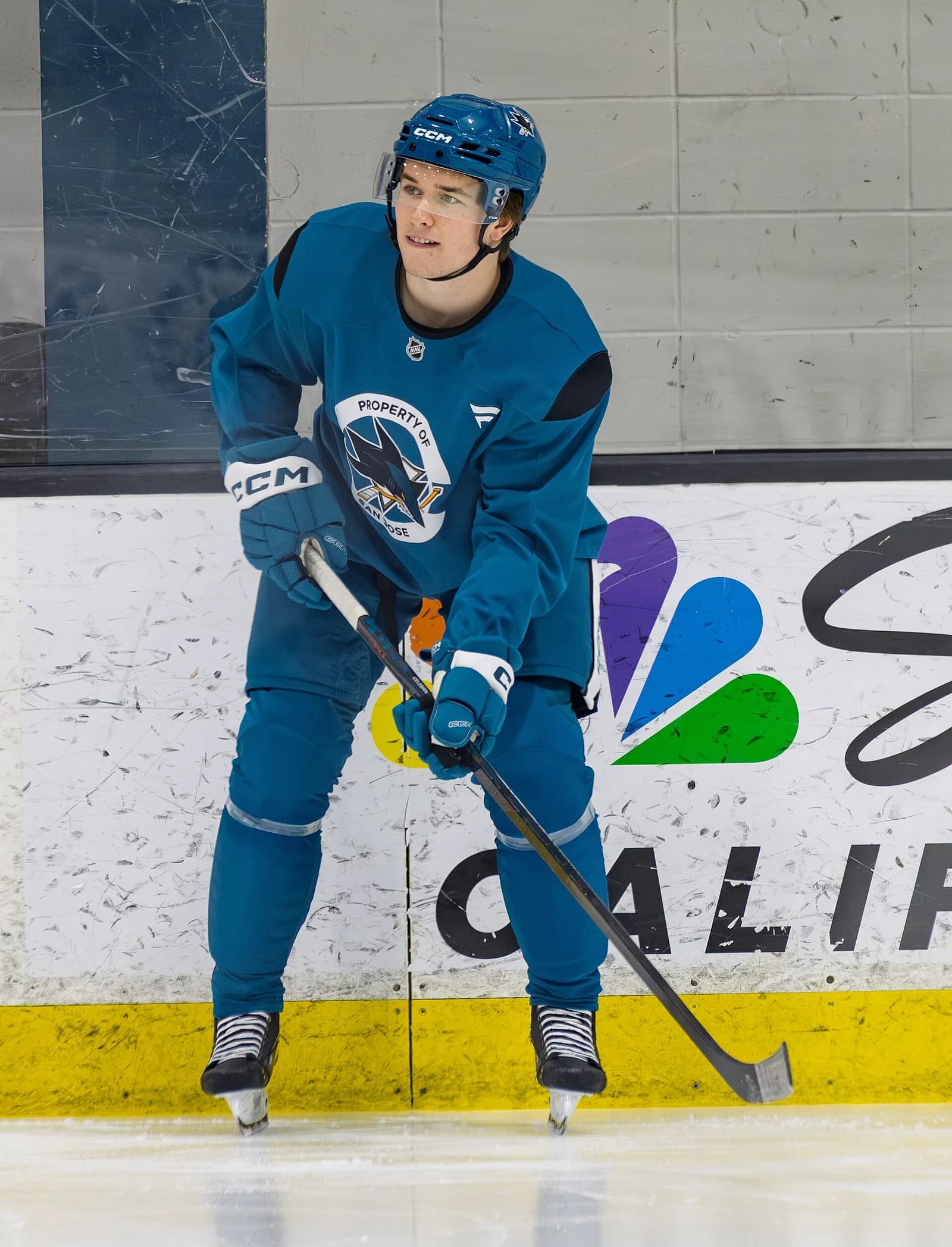 Sharks' Celebrini Sidelined by Lower-Body Injury